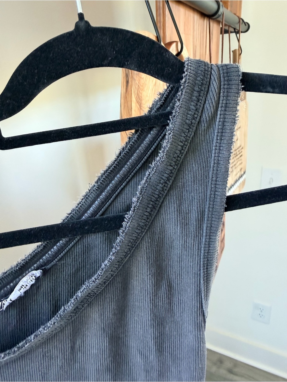 Zara One-Shoulder Ribbed Dress